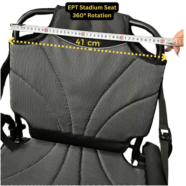 EPT 360 degree swivel seat Bay Sports measurements
