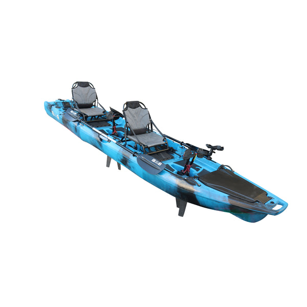 Pedal Pro Fish Modular - 4.2m Tandem Flap-Powered Fishing Kayak