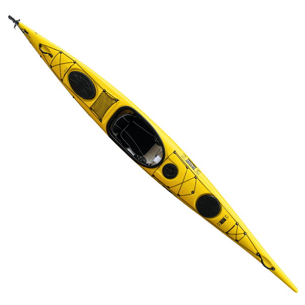 Quest 485 ABS Thermo Kayak Yellow Deck (top view)