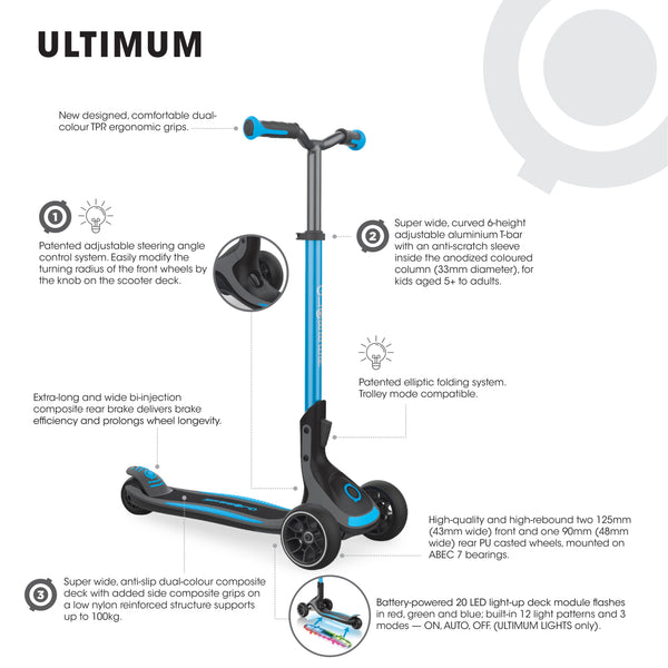 Globber Ultimum 3 Wheel Scooter