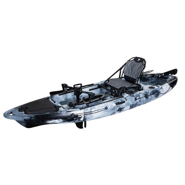 Pedal Fishing Kayak, Pedal-Powered Drive System w/ Rudder l Bay Sports