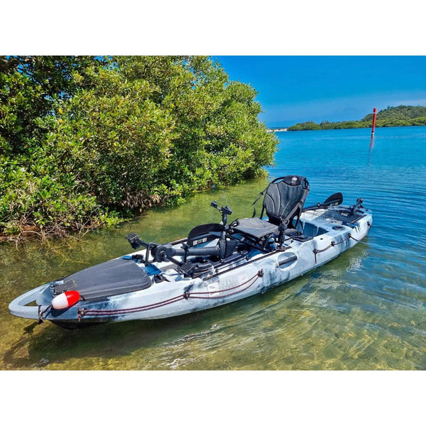 Pedal Fishing Kayak, Pedal-Powered Drive System w/ Rudder l Bay Sports