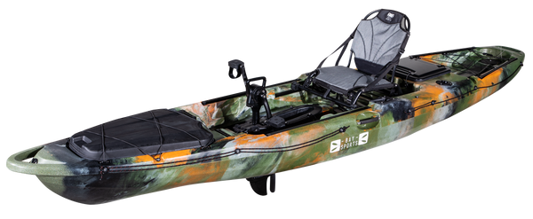 Pedal Fishing Kayak 4m/13ft, Pedal-Powered Drive System l Bay Sports